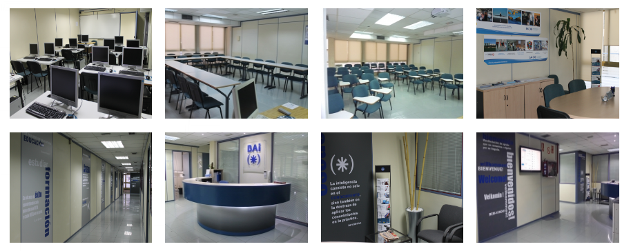Nuestras instalaciones y aulas. Bai Escuela de Empresa y Comunicación