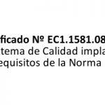 EDAE Certificada UNE-EN ISO 9001:2015