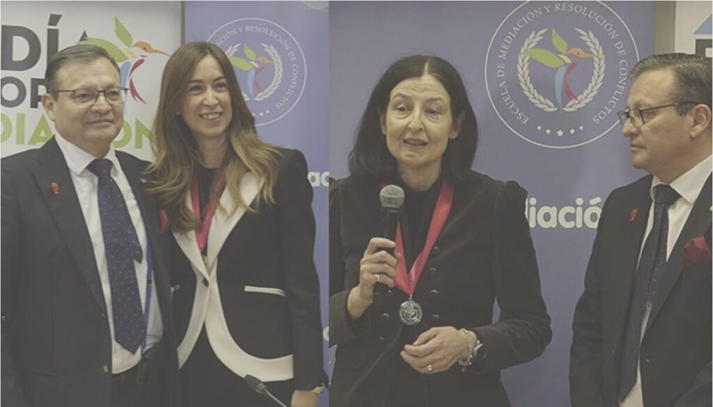 Entrega de Medallas en mérito de La mediación y los MASC: reconocimiento a profesionales que impulsan la cultura de paz